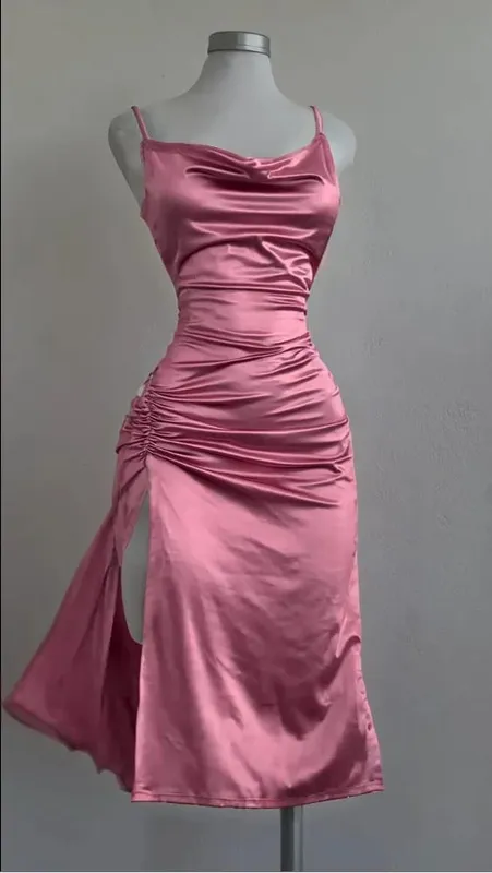 Robe trapèze sans bretelles, fendue à volants, Sexy, ajustée, nouveau Style, 2026