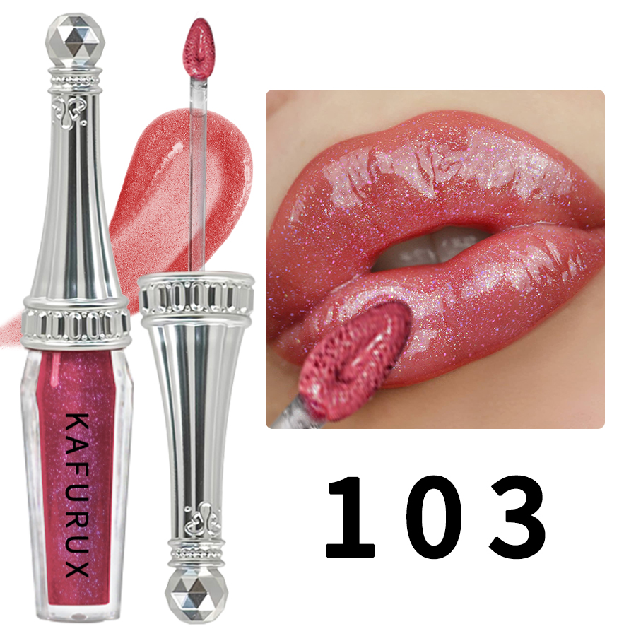 Rouge à lèvres liquide à paillettes, 6 couleurs, brillant, brillant, nacré, teinte hydratante, longue durée, maquillage pour femmes — image 11