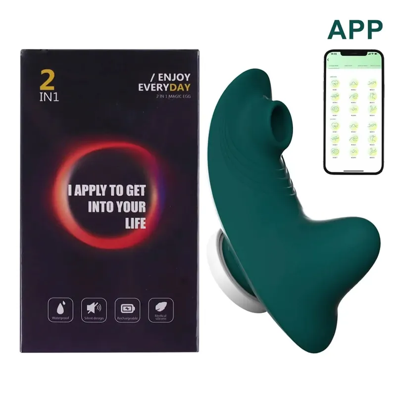 Mini Vibrator Boleh Dipakai Untuk Wanita Apl Penghisap Kelentit Bluetooth Alat Kawalan Jauh Vibro Pada Seluar Dalam Seksi Perangsang Mainan Seks Dewasa
