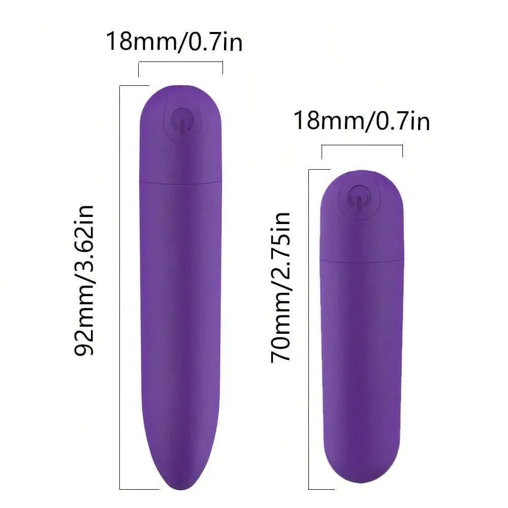 USB Şarj Edilebilir Kurşun Vibratör - Su Geçirmez Mini Güçlü Vibratör 10 Mod Klitoris G-Spot Stimülatörü Kadınlar için Seks Oyuncak — image 3