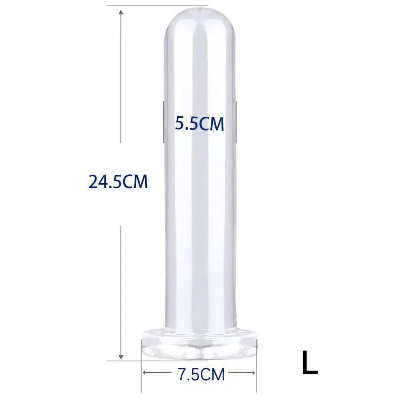 24.5 cm Uzun Şeffaf Jöle Pürüzsüz Yüzey Strapon Anal Yapay Penis Düz ButtPlug TPE Yapay Penis Anal Plug Samimi Seks çiftler için oyuncaklar — image 11
