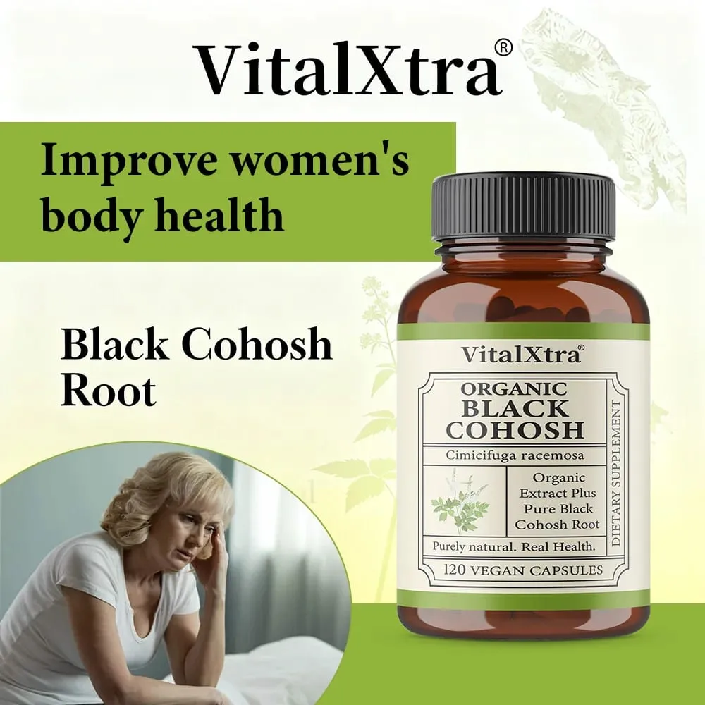 ราก Black Cohosh ควบคุมการทำงานของต่อมไร้ท่อ ปรับปรุงคุณภาพการนอนหลับ บรรเทาอาการวัยหมดประจำเดือน ช่วยสุขภาพหัวใจและหลอดเลือด — image 4