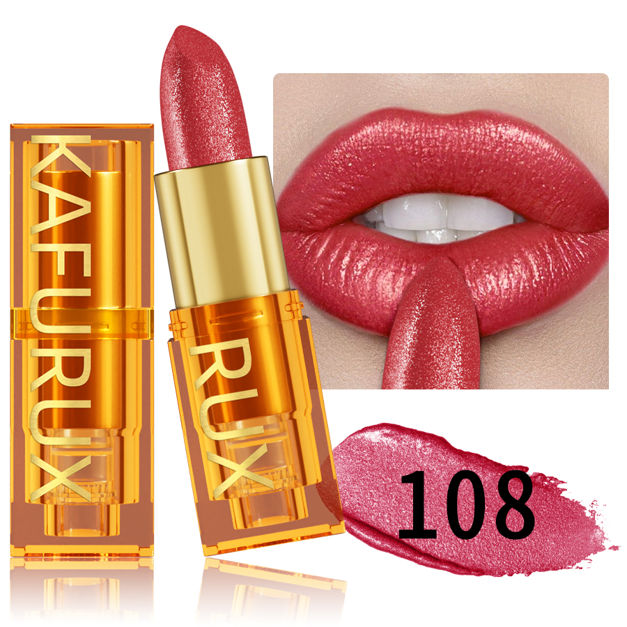 16Colors Bold & Intense Glitter Shiny Metallic Lipstick Lip Tint Long Lasting Lip Senior Matte Lip Makeup Gifts for Women Cosme — image 19