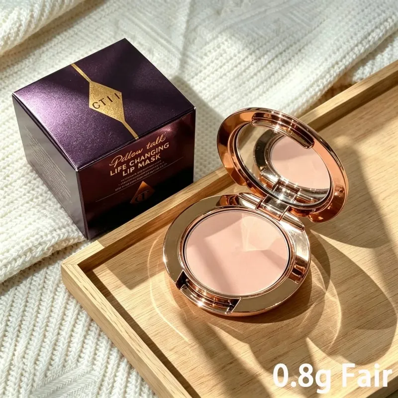 Charlotte Tilbury mate ajuste polvo prensado 4 colores base líquida Hollywood filtro impecable CT bolsa de maquillaje cosméticos de regalo — image 12
