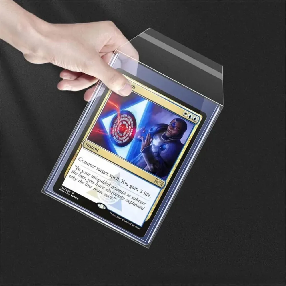 100PCS Clear Beschermhoezen Fit Voor 35PT-100PT Hard Plastic Kaarthouder Voor Pokemon TCG Game Trading Sport Kaarten Protector — image 3