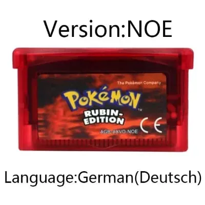 GBA 비디오 게임 카트리지 콘솔 카드 포켓몬 에메랄드 루비 FireRed LeafGreen 사파이어 GBA/NDS용 다국어 — image 29