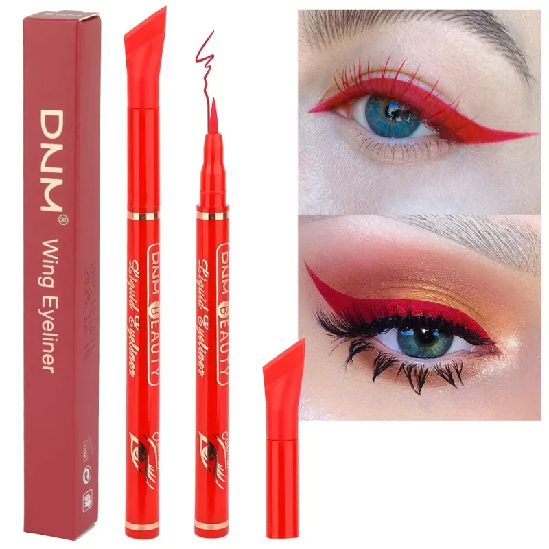 12 สีกันน้ำ Rainbow Matte สีสัน Liquid Eye Liner ดินสอสีขาวสีชมพูสีอายไลเนอร์ปากกาแต่งหน้าเครื่องสำอางติดทนนาน