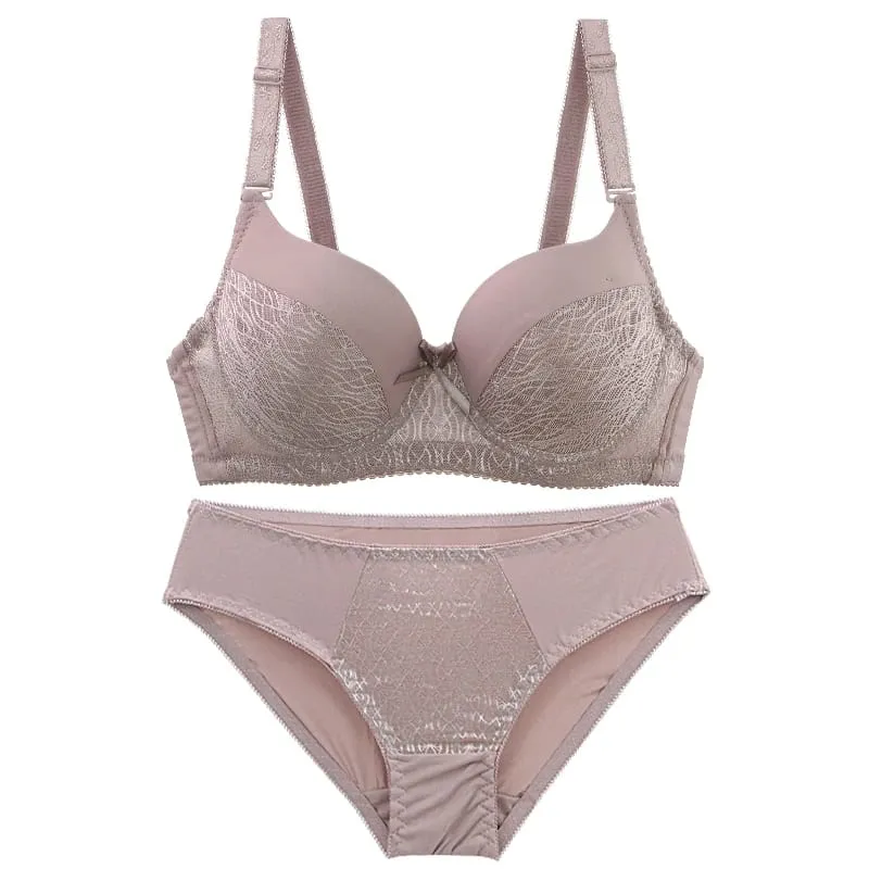 DaiNaFang Sømløs Justerbar Minimizer BH Sæt Åndbar Push Up Side Support Svedsikkert Lingeri ABC Cup Undertøj — image 6