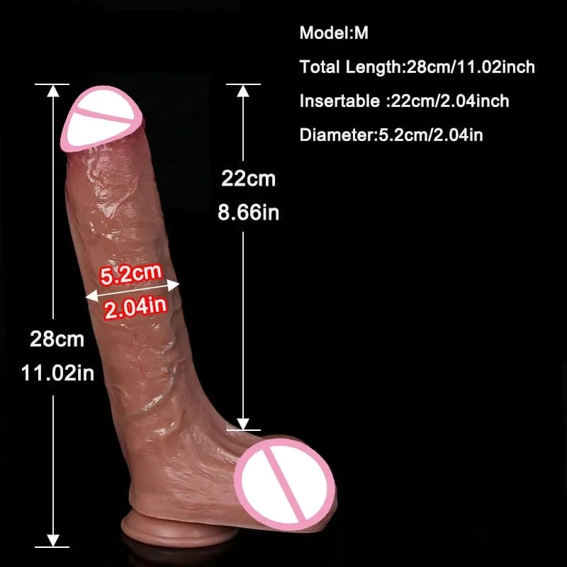 Realistik Lembut Besar Hitam Dildo Double Silikon Sedutan Cawan Zakar Wanita Faraj Melancap Zakar/batang Wanita Lelaki Dubur Mainan Seks Dewasa — image 8
