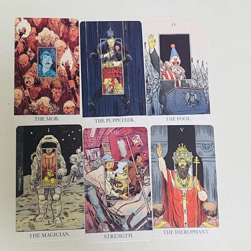 เปิดตัวไพ่ทาโรต์ 80 ชิ้นภาษาอังกฤษ Fortune Telling Tarot Deck ครอบครัวพักผ่อนตารางเกม (พิเศษ 2 ใบ) — image 2