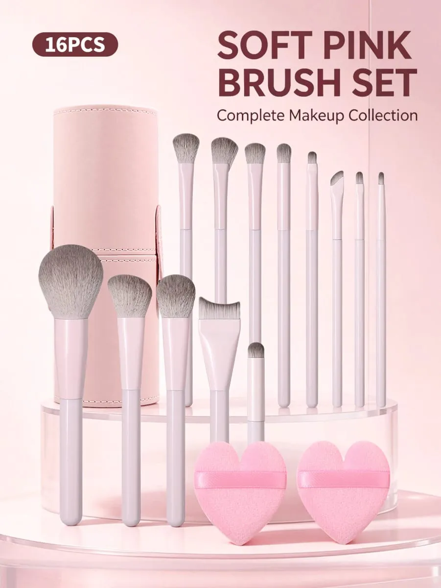 Σετ επαγγελματικού πινέλου μακιγιάζ Foundation Blush Eyeshadow Brush Contour Powder Brush Complete Makeup Tools Kit Travel Essent — image 2