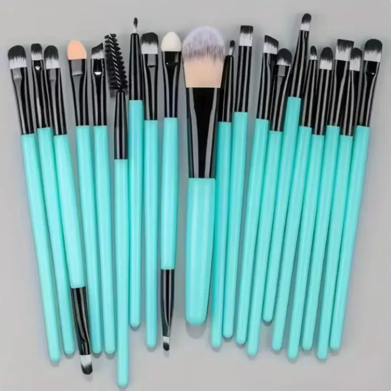 20 stk Makeup børste sæt Eyeliner Brush Blending Brush Makeup børster til kinder Øjen kosmetisk foundation børste Make up børster sæt — image 10