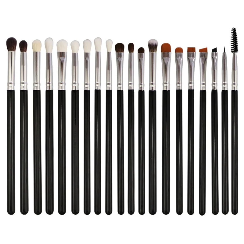 Commercio all'ingrosso 5/10/20PCS Pennello per sopracciglia piatto Sopracciglia ultrasottili Pennelli per trucco Pennello per eyeliner Sottile Eye Liner Brow Contour Brush Tools — image 6