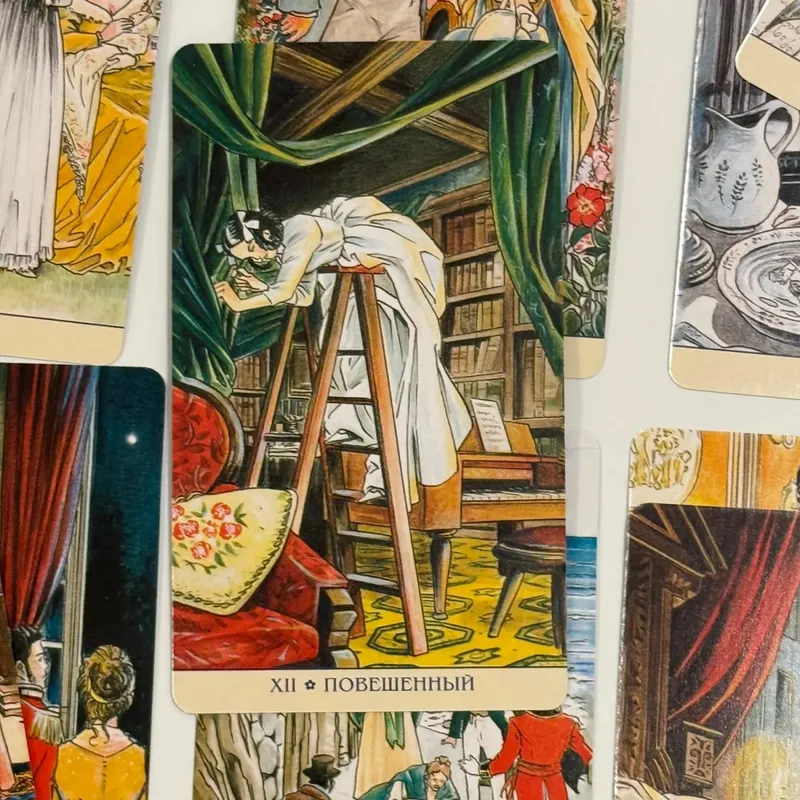 Versão Russa Cartas de Tarô Jane Austen Tаро джейн остин Русская версия Deck Tabuleiro Jogos de Mesa — image 5
