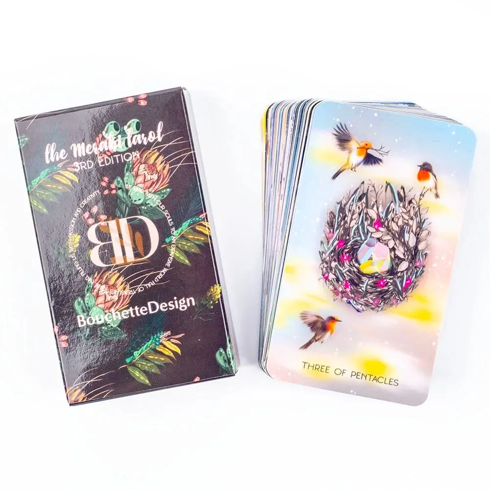 Mesahi Tarot 3rd Edition 79 การ์ดBouchette Designรุ่นภาษาอังกฤษครอบครัวและเพื่อนDivination Boardเกมสำหรับงานปาร์ตี้ — image 1