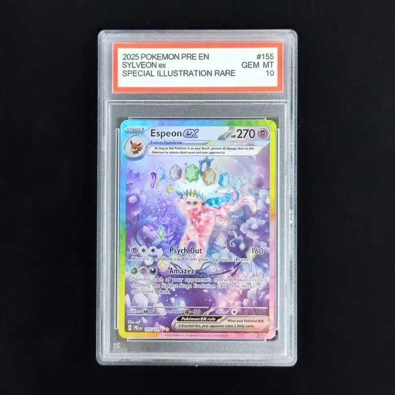 Proxy POKEMON PRE English PRISMATIC EVOLUTIONS #161 UMBREON ex Grado 10 Tarjeta de juguete de colección — image 16