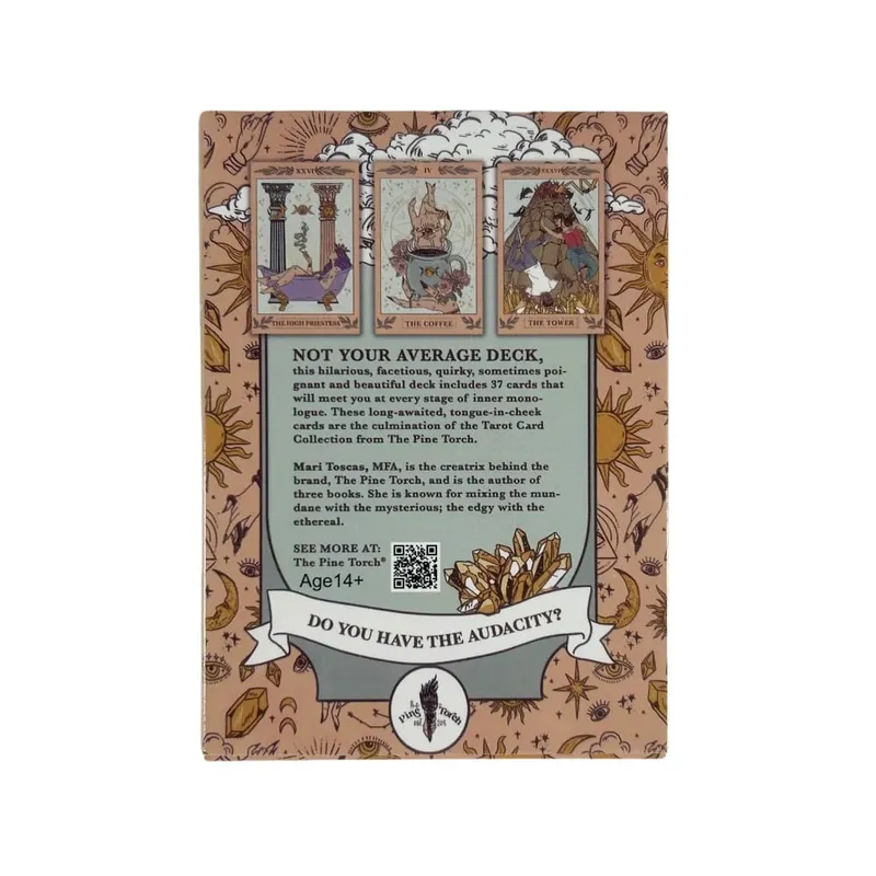 1pc The Audacity Deck Fate Ramalan Kad Oracle Kad Tarot Kad Permainan Papan Hiburan — image 3
