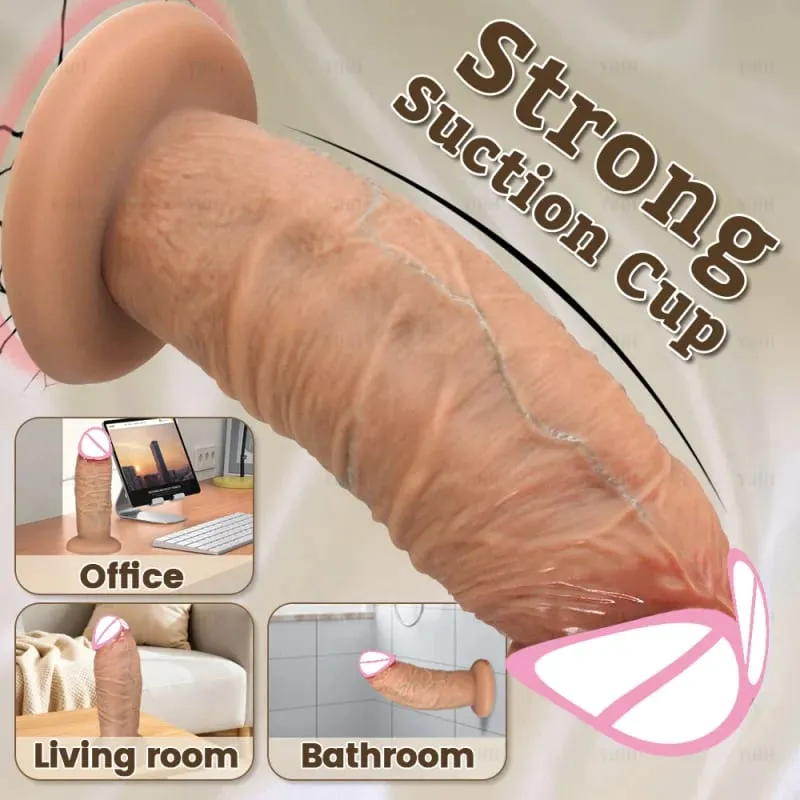 Long Penis Big Dick Super Realistic Thick Dildos Silicone Anal Dildo Vaginal Expander Adult Sex Toy Female Masturbation Buttplug — image 2