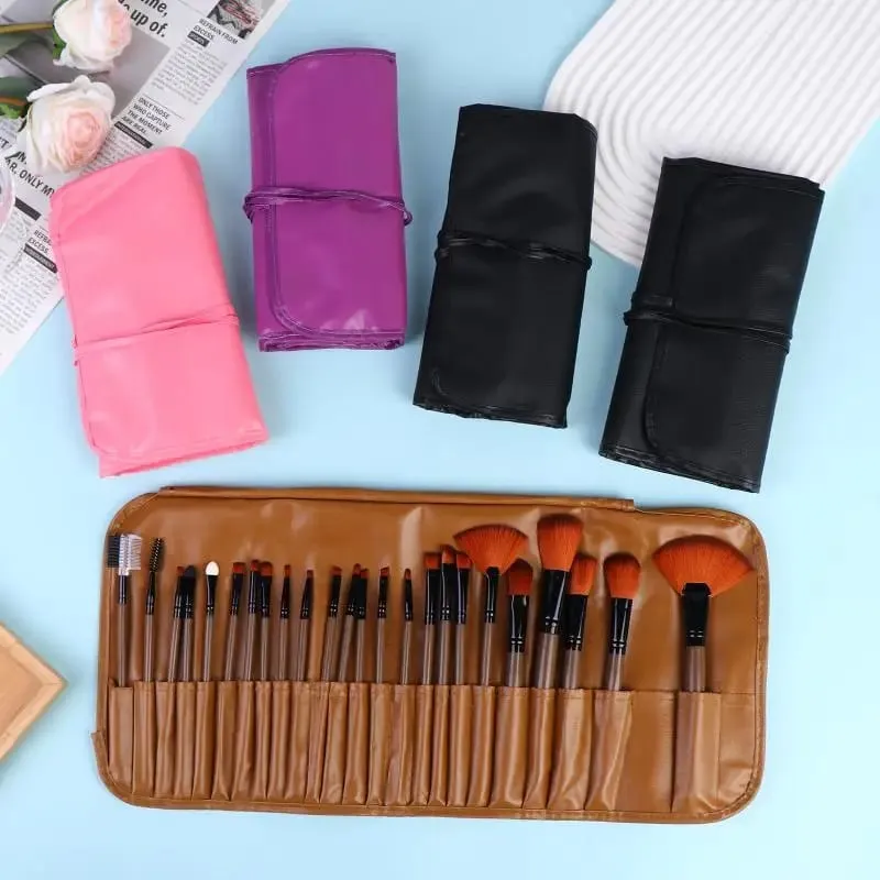Set Berus Kecantikan 24Pcs Profesional Termasuk Semua Berus Mekap dengan Beg Penyusun untuk Penggunaan Peribadi dan PerjalananPanas — image 6