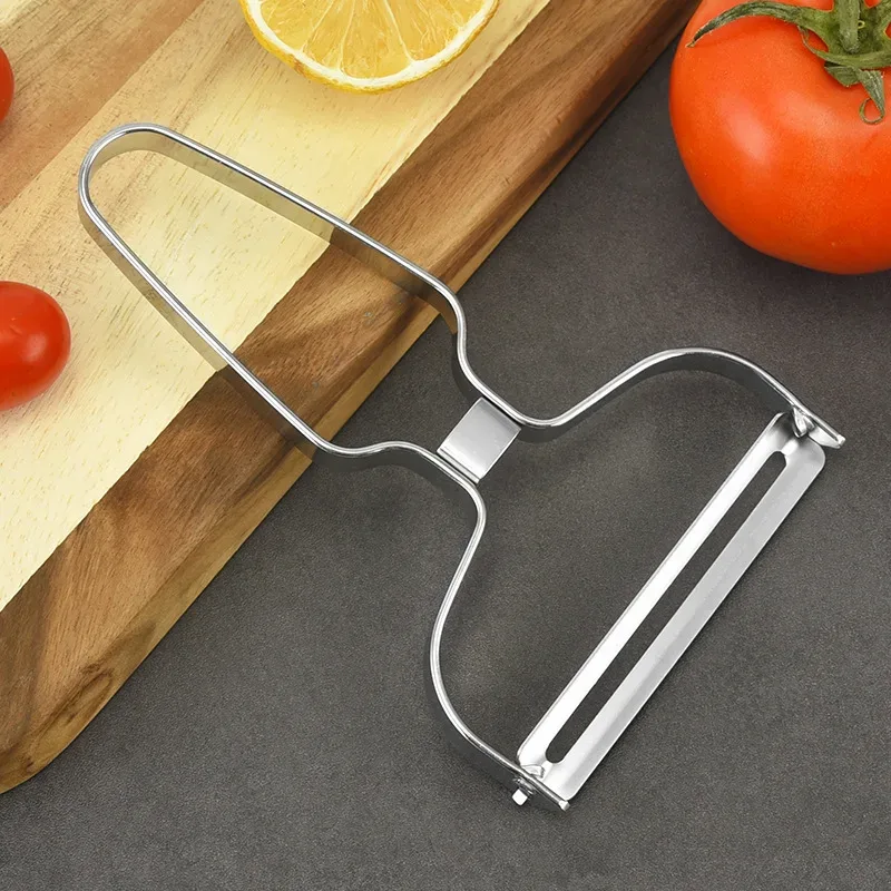 Éplucheur de légumes et de fruits, couteau en acier inoxydable, râpes à chou, trancheur de pommes de terre, accessoires de cuisine, outils de cuisine à bouche large — image 4