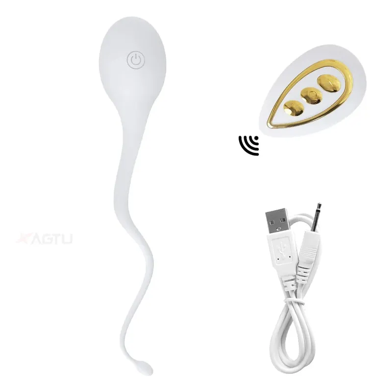 Vibratore vaginale telecomandato per le donne Stimolatore del clitoride del capezzolo Indossare il punto G vibrante Massaggiatore dell'uovo di amore Giocattoli del sesso per adulti — image 8