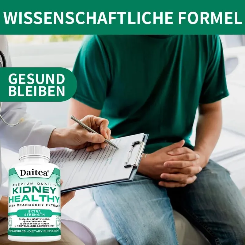Nierenunterstützungskapseln, Nierenreinigungs- und Entgiftungsformel mit Cranberry- und Kräuterextrakten, unterstützen die Gesundheit von Harnwegen und Blase — image 5