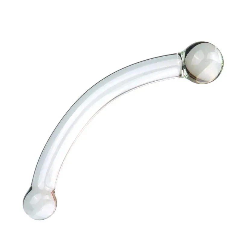 Kaca Kristal Palam Dubur Dilator Dildo Pengurut Prostat Palam Punggung Dubur Perangsang Produk Dewasa Mainan Seks untuk Wanita Lelaki