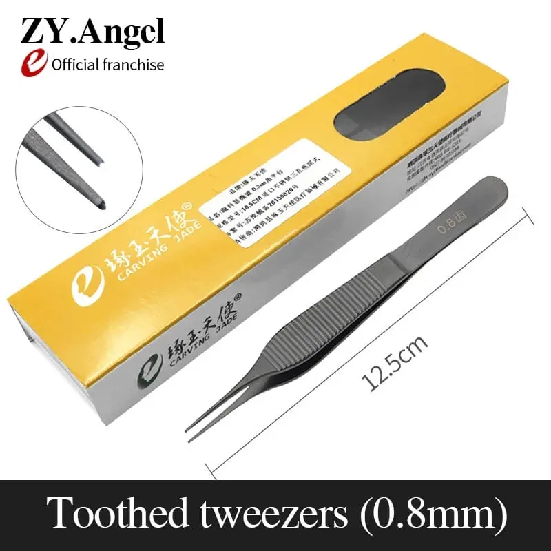 Edison – pincettes pour chirurgie plastique médicale, Double paupière, chirurgie cosmétique du nez, gros ventre, avec dents et crochets