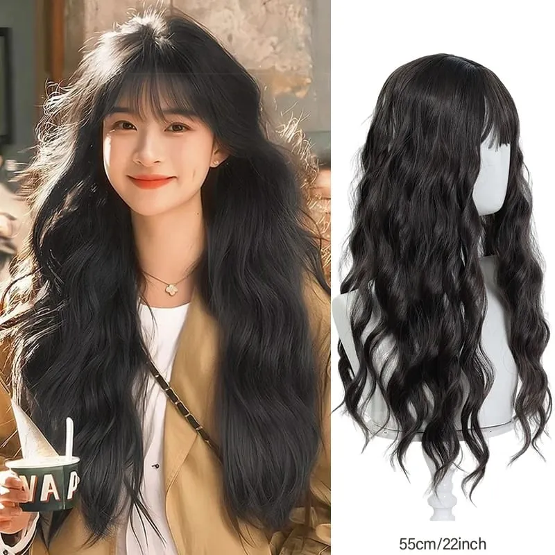 Voluminous Curly Synthetic Fiber Wig Topper – No Cap Needed BB Clips Secure Add Length & Body for Commute or Events — image 10