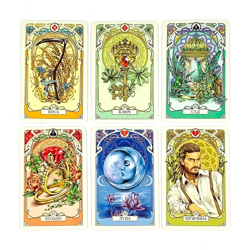 Nouvelles cartes Oracle A 37 Deck Version russe jeux de société cartes Oracle pour la famille et les amis jeux de vacances de fête — image 4