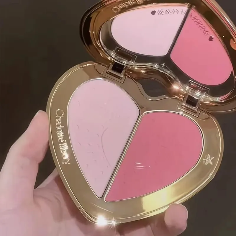 Charlotte Tilbury Setting Powder Compact Lip Gloss Foundation דו-גווני פלטת צלליות סומק קל משקל עדין עמיד לאורך זמן — image 15
