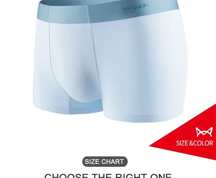 MiiOW 4Pcs Sexy Cotton Men Underpants Boxers Graphene Antibacterial Innerwear Man Underwear Breathable Men's Panties Underpants — image 11