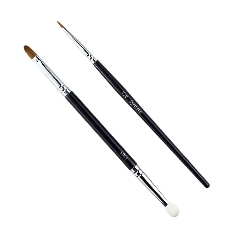 Pinceaux de maquillage anti-cernes, éponge, détail pointu, fard à paupières, pour couvrir les taches de précision, outils de beauté à Double extrémité, 1 pièce