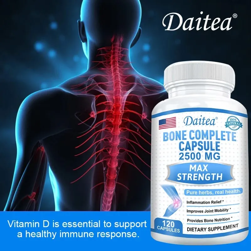 Capsule ossee di collagene Calcio, magnesio e vitamine Supportano la densità ossea Assorbimento del calcio Cartilagine e salute delle articolazioni — image 6