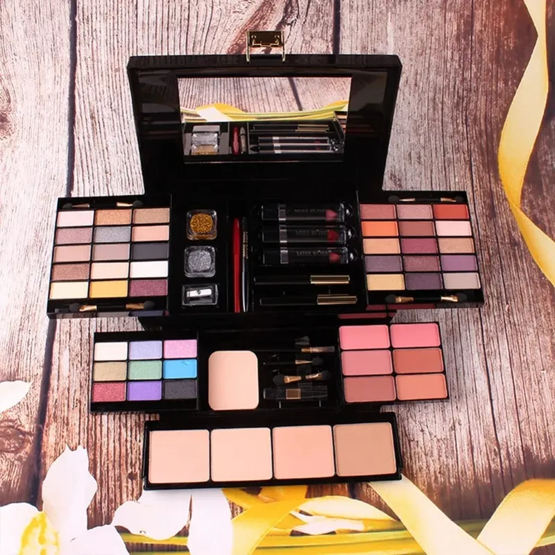 Makeup Set Box Professional Eyeshadow Lip Gloss Stick Foundation Blush Powder Makeup Kit Maquiagem Cosmetics