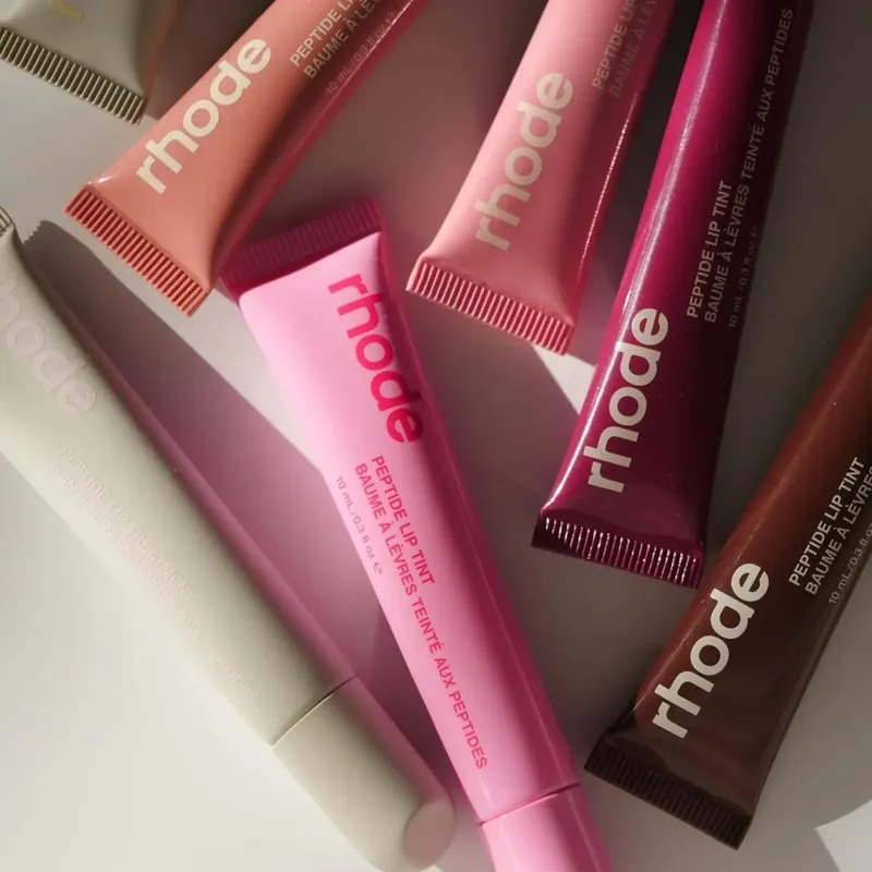 Rhodeskin Limited Edition Peptide Tint Tinted Lip Gloss Layer Nourishing Hydrates Makeup Nourishing Moisturizing Lipstick Glaze