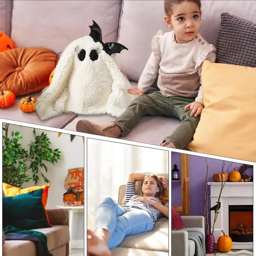Duch pluszowa poduszka śliczny pluszowy duch Home Decor nadziewane Halloween pluszowe zabawki śliczny duch pluszowy zabawka miękki duch pluszowe dla — image 8