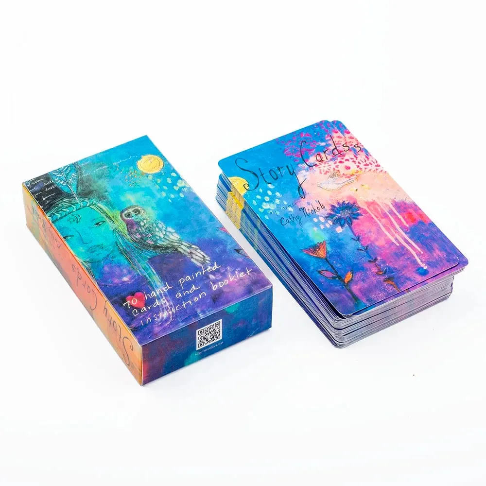 Kartu Cerita Berkualitas Tinggi Permainan Papan Dek Tarot Oracle untuk Hiburan Santai 78 Set Kartu 10.3*6.1CM dengan Panduan PDF — image 4