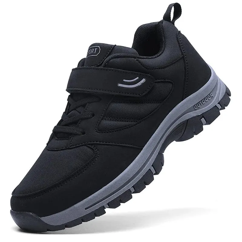Męskie modne buty do biegania z zapięciem na rzep Wygodne, oddychające, odporne na zużycie, amortyzujące tenisówki z amortyzacją — image 1