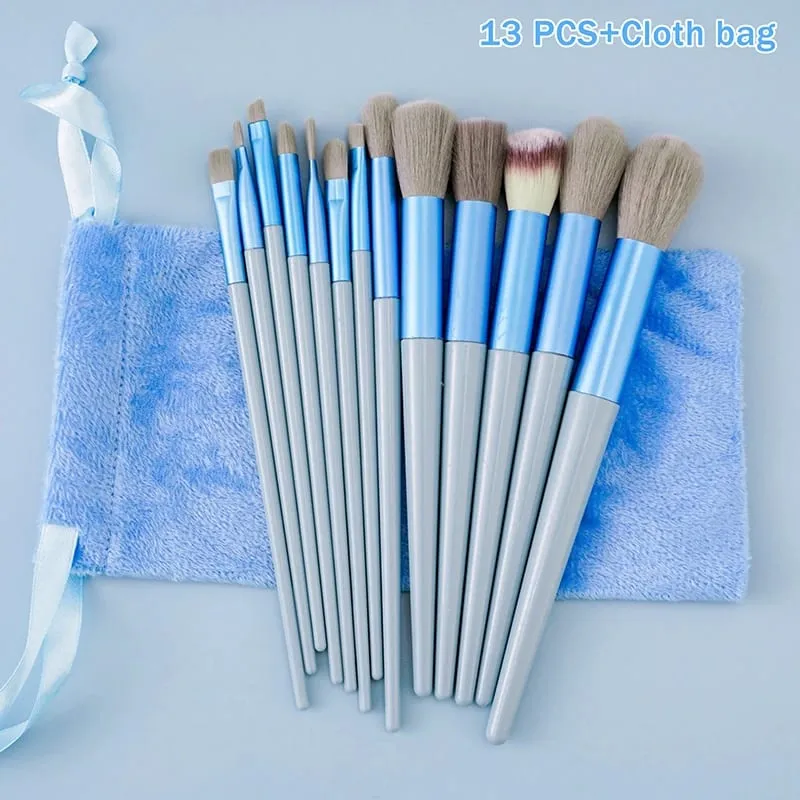 8/13PcsMakeup Brush Set Fluffy Professiona Cosmetic Foundation Powder Eyeshadow Kabuki Make Up Brush Beauty Tool Makeup. — image 14