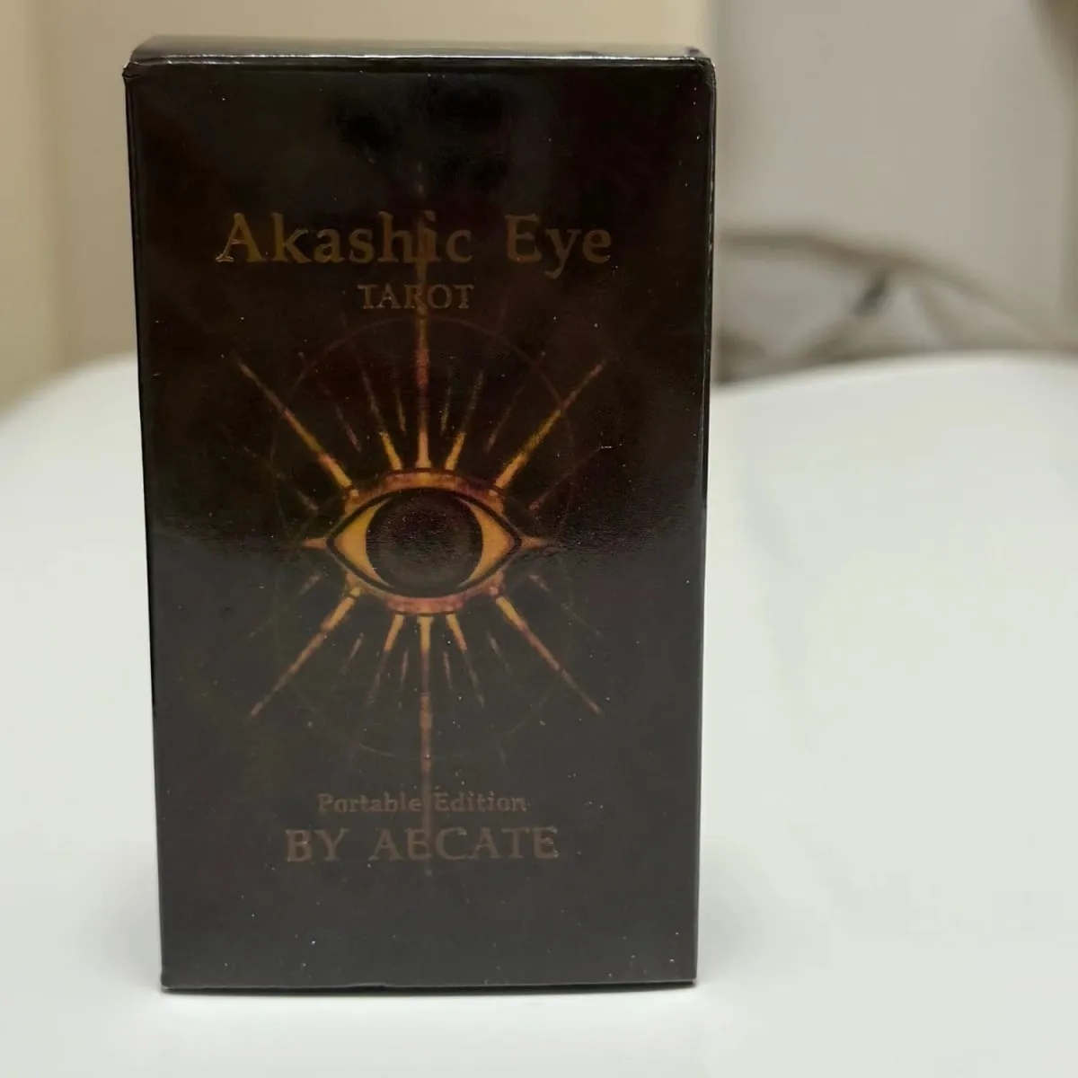 Cartes Akashic Eye Tarot Édition portable anglaise Guide facile à lire Idéal pour les débutants Divination Méditation et jeux de fête