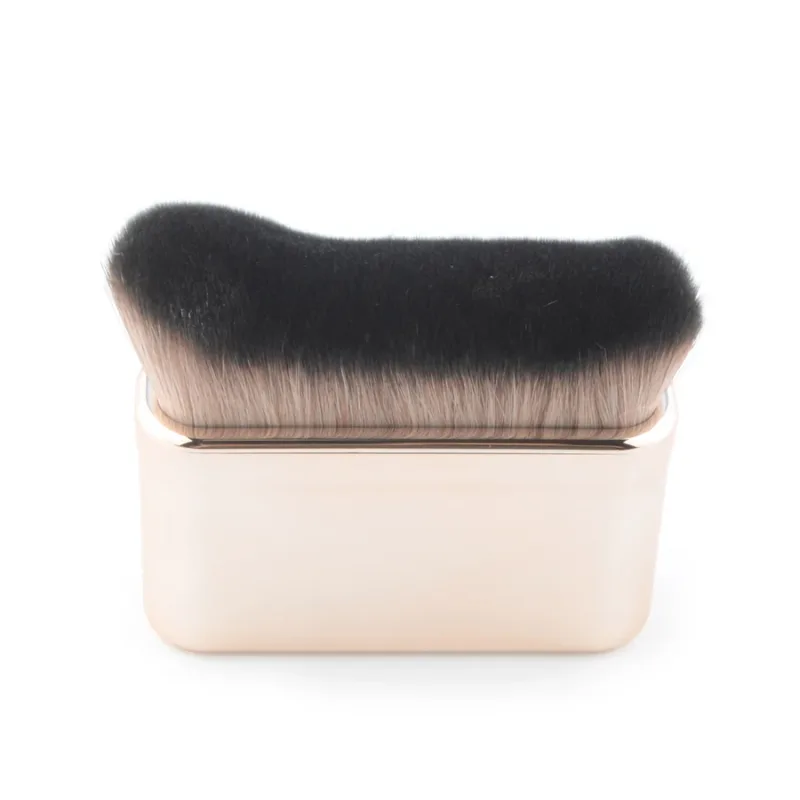 1ks Big Angled Foundation Make-up štětce Liquid Bronzer Make-up brushes Wavy Powder Face základní kosmetické nástroje Přenosné