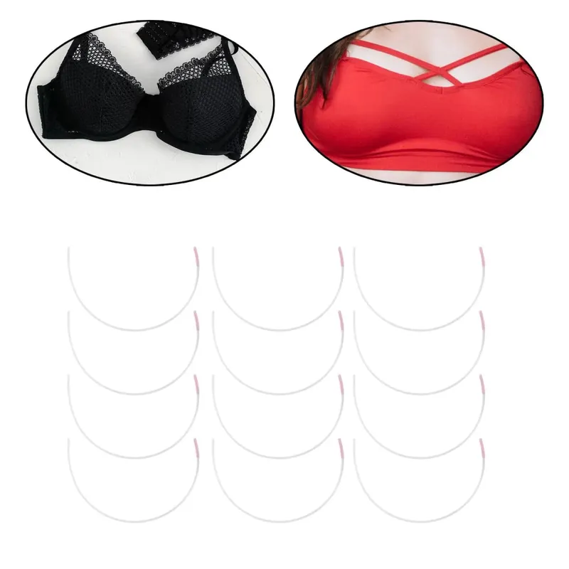 Sisipan Keluli Tahan Karat Penggantian Bra Underwire untuk Bra Cawan Penuh dan Bra Cawan Terbuka Bersaiz Besar untuk Pakaian Dalam Buatan Tangan