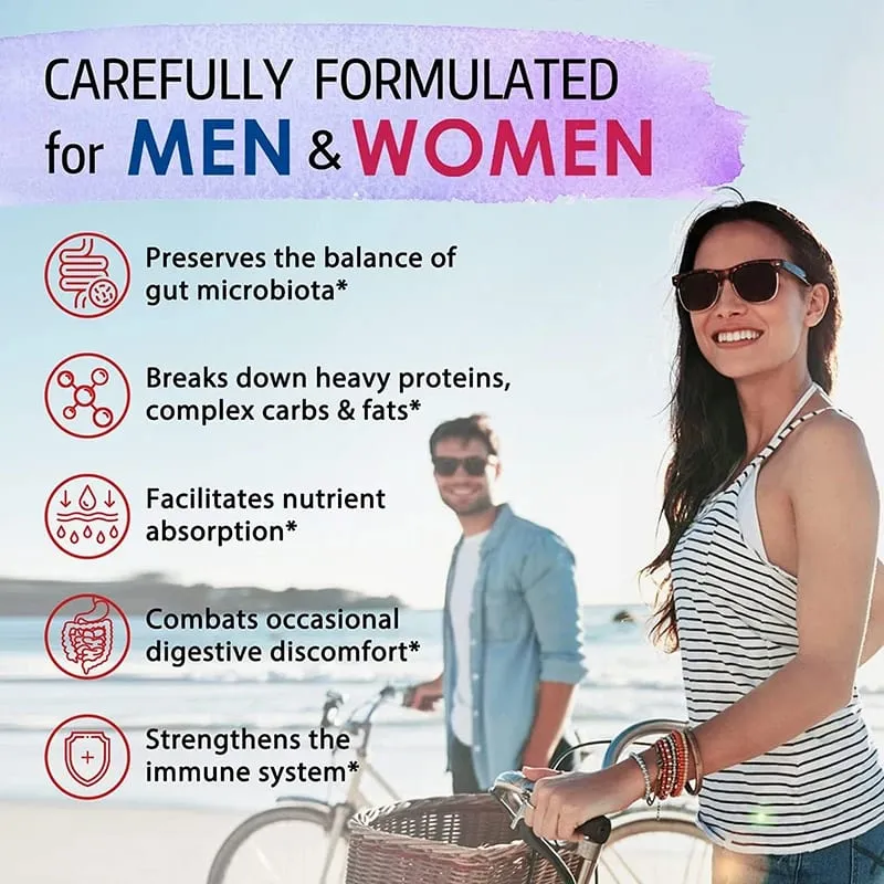 Probiotics + Prebiotics + Digestive Enzymes - Improves Digestion and Immunity Relieves Constipation Supports Intestinal Health — image 4