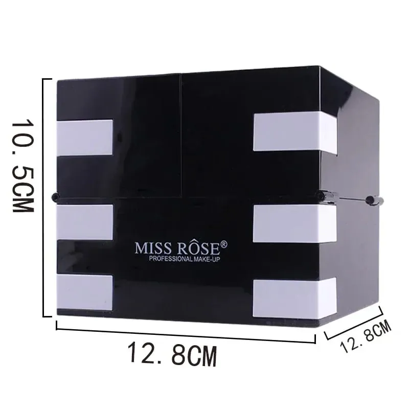 Set Kes Solekan Miss Rose Kit-Kombinasi Warna Muktamad-Set Hadiah Percutian Pembayang Mata Kosmetik Lip Gloss Blush Brow Palet Kombo — image 6