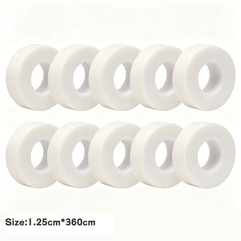 5/10 Rollen Silikon-Gel-Klebeband für Wimpernverlängerungen, nicht gewebt, atmungsaktiv, für empfindliche Haut, unter den Augen, Wimpernband, Make-up-Werkzeug-Versorgung — image 16