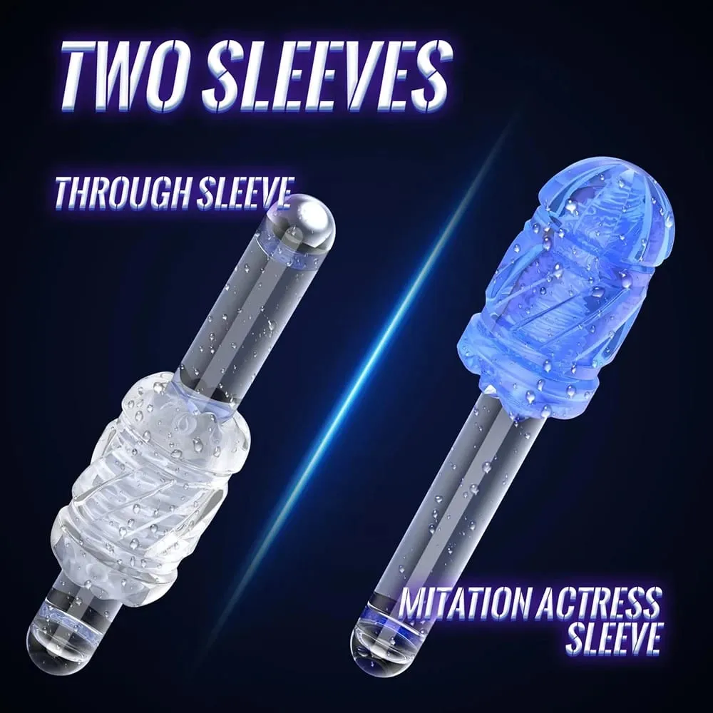 Dual Griffe Leten King Sex Maschine Elektrische Thrusting Masturbator Orgasmus Spielzeug Für Erwachsene 2 Soft Sleeve Stimme Penis Stimulator — image 4
