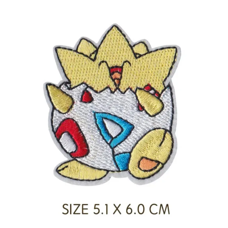 30 Stijl Doek Patch Pikachu Charizard Kleding Stickers Naaien Borduren Patches Applique Ijzer Op Kleding Cartoon Diy Kledingstuk — image 10