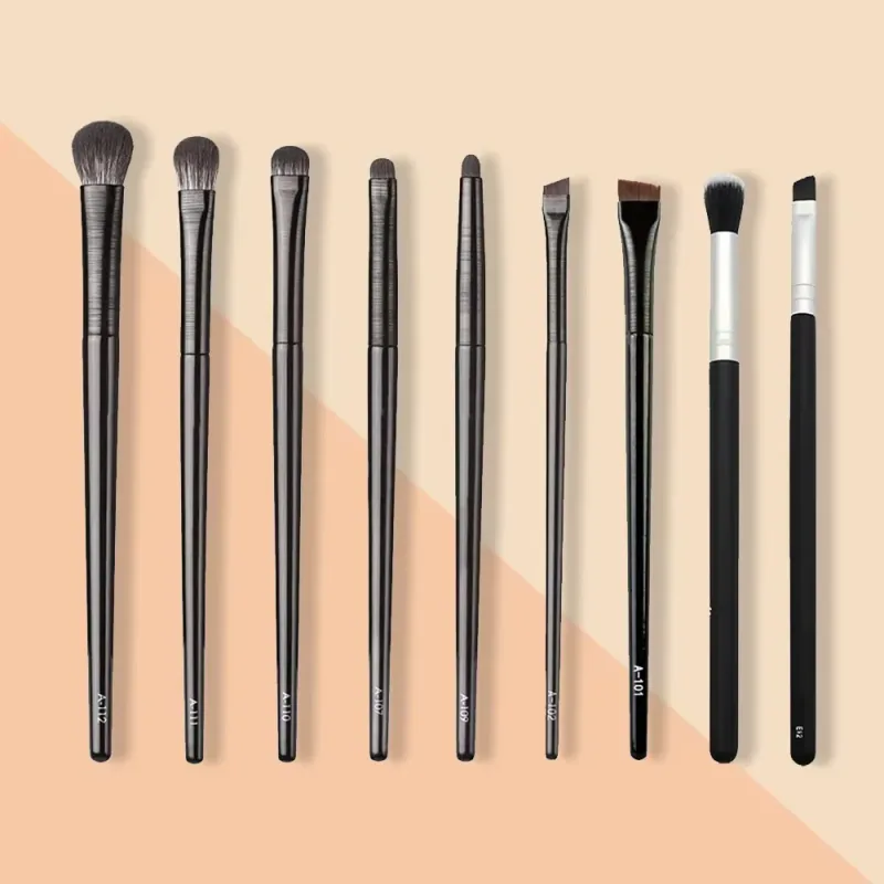 Mắt Lông Mềm Phấn Mắt Bộ 9 Món Trang Điểm Mắt Smudge Undercover Eyeliner Blade Chi Tiết Mắt Cọ Trang Điểm Nhỏ — image 12