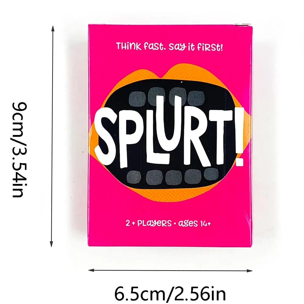 Gicler ! Jeu de cartes au rythme rapide – Pensez vite, dites-le, jeu de société de stratégie de première partie, activité de groupe pour la famille et les enfants, jouets cadeaux — image 6